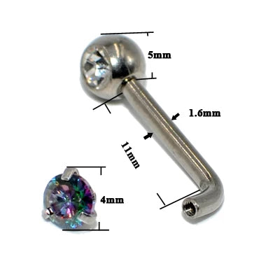 Titanium Vertical Hood Ring VCH