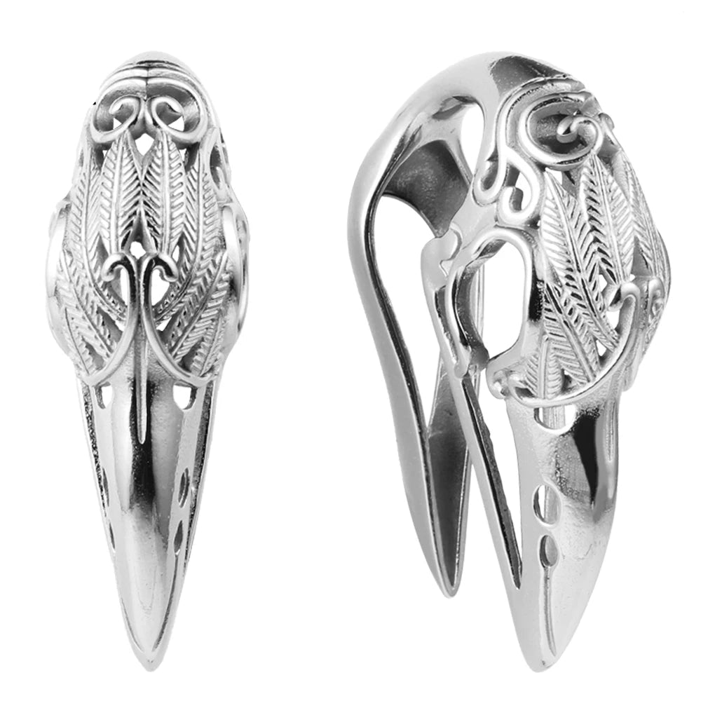 Bird Skull Weights Silver, Gold, Black 14mm