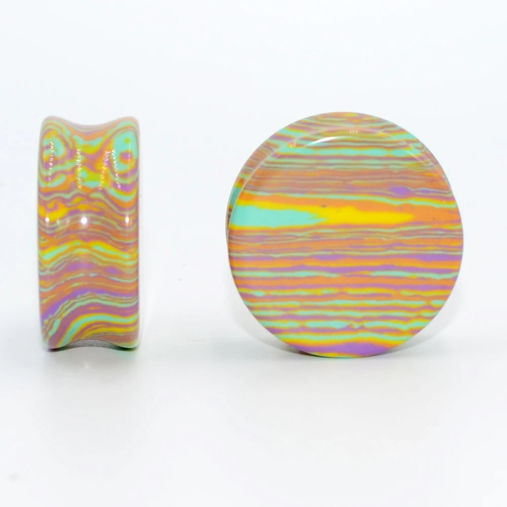 Natural Stone Plugz (Double Flared) 6-25mm