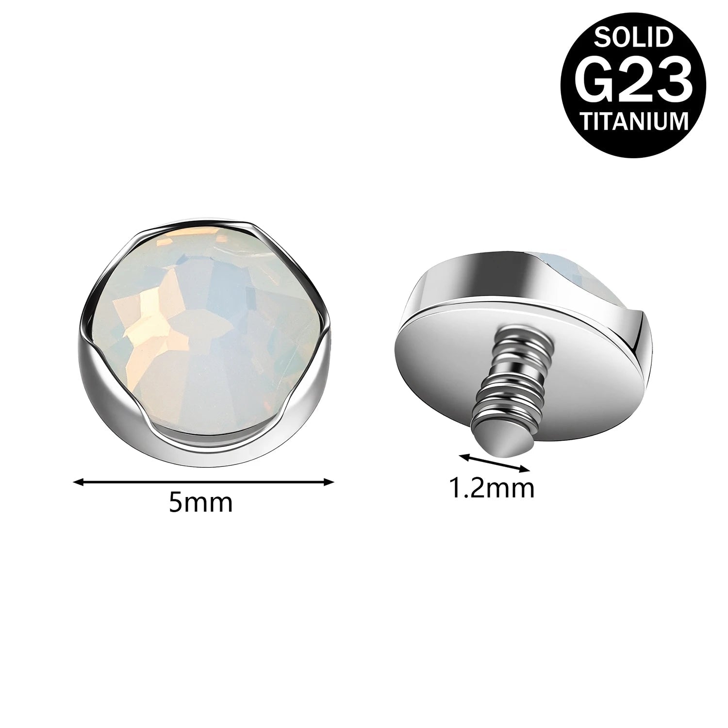 Titanium Micro Dermal Top 16g Multiple styles