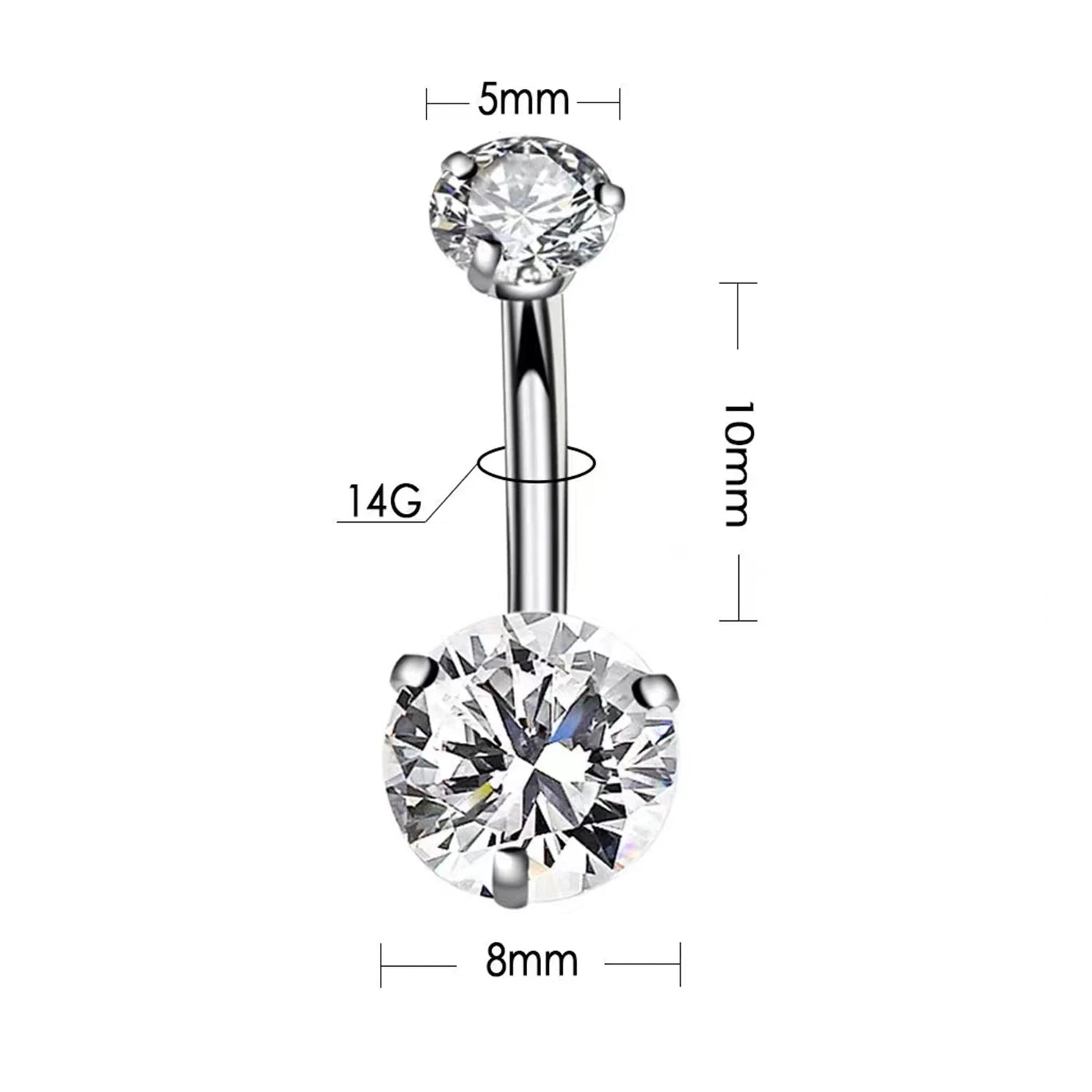 Surgical Steel Belly Ring Variety of Styles