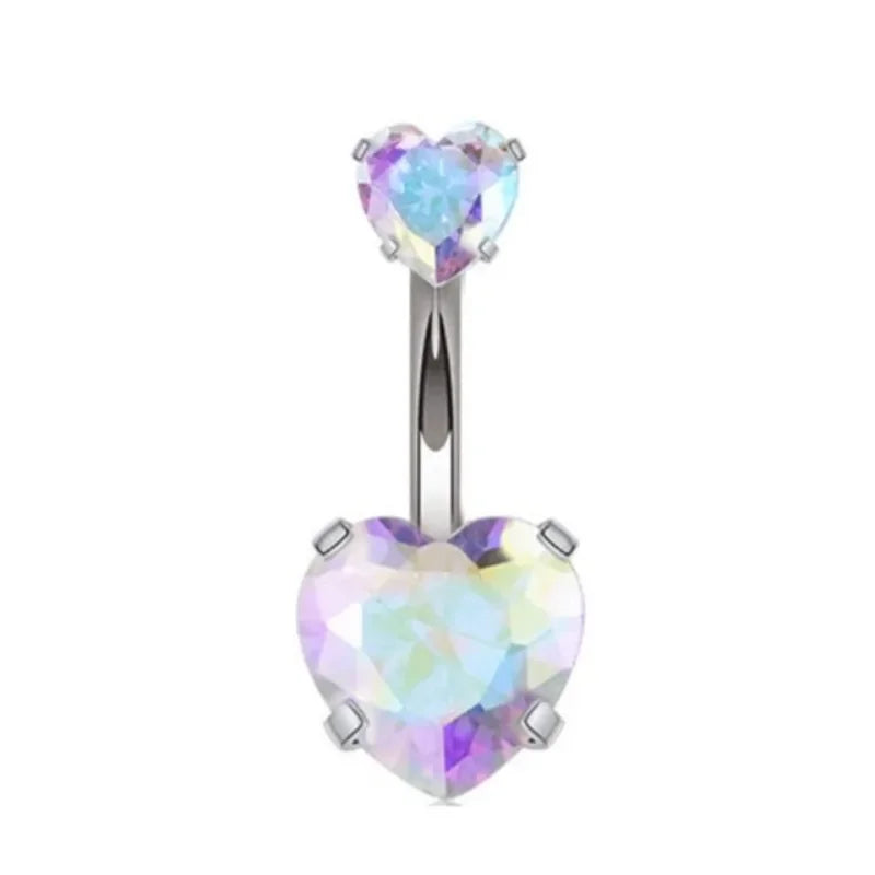Gemstone Belly Button Ring 14g