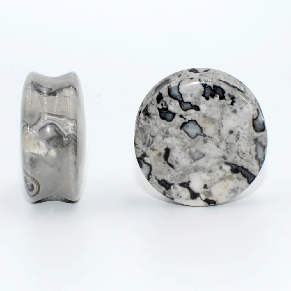 Natural Stone Plugz (Double Flared) 6-25mm