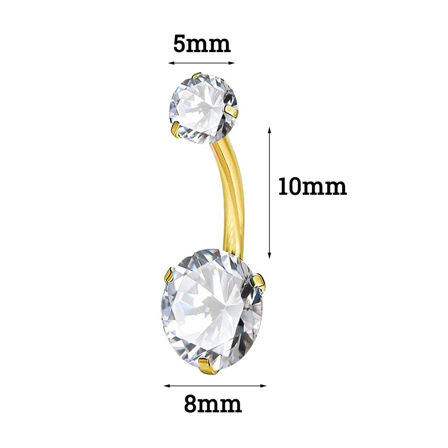 Surgical Steel Belly Ring Variety of Styles