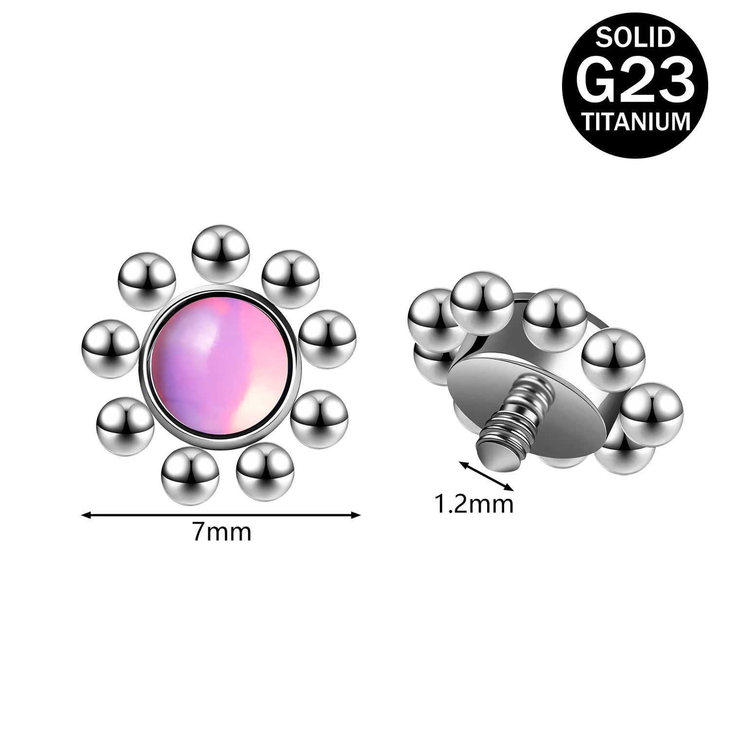 Titanium Micro Dermal Top 16g Multiple styles