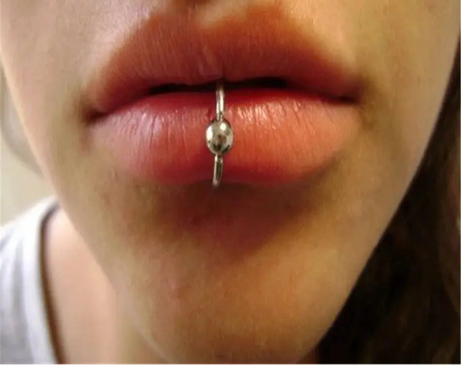 Titanium 14G Captive Bead Ring Lip Nipple Brow Prince Albert VCH Ring