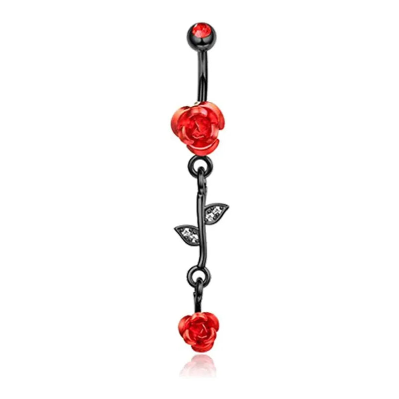 Skeleton Bat Belly Ring 14g
