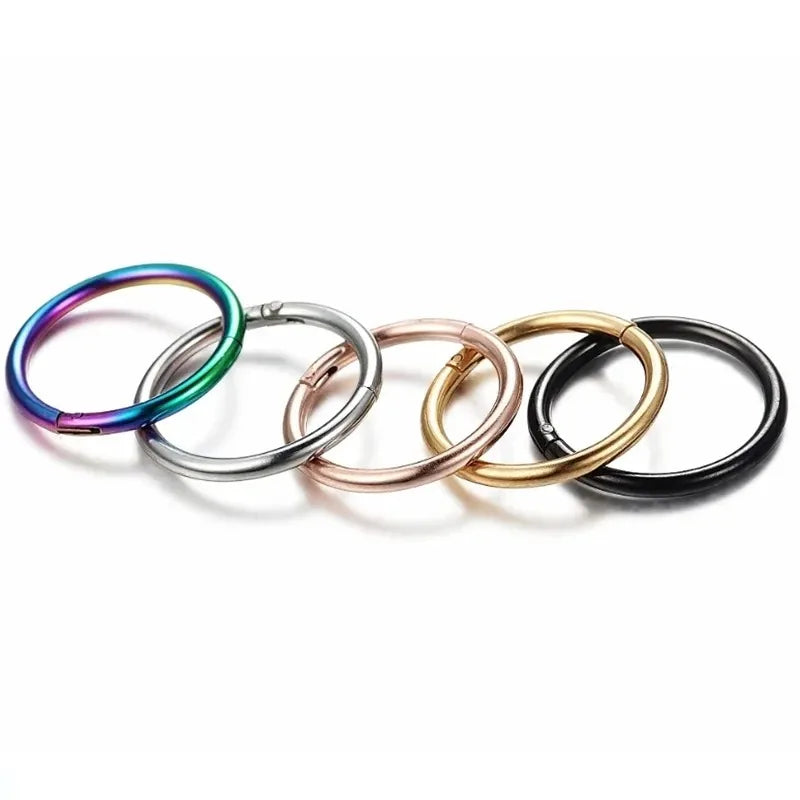 5pcs Surgical Steel Ear Rings