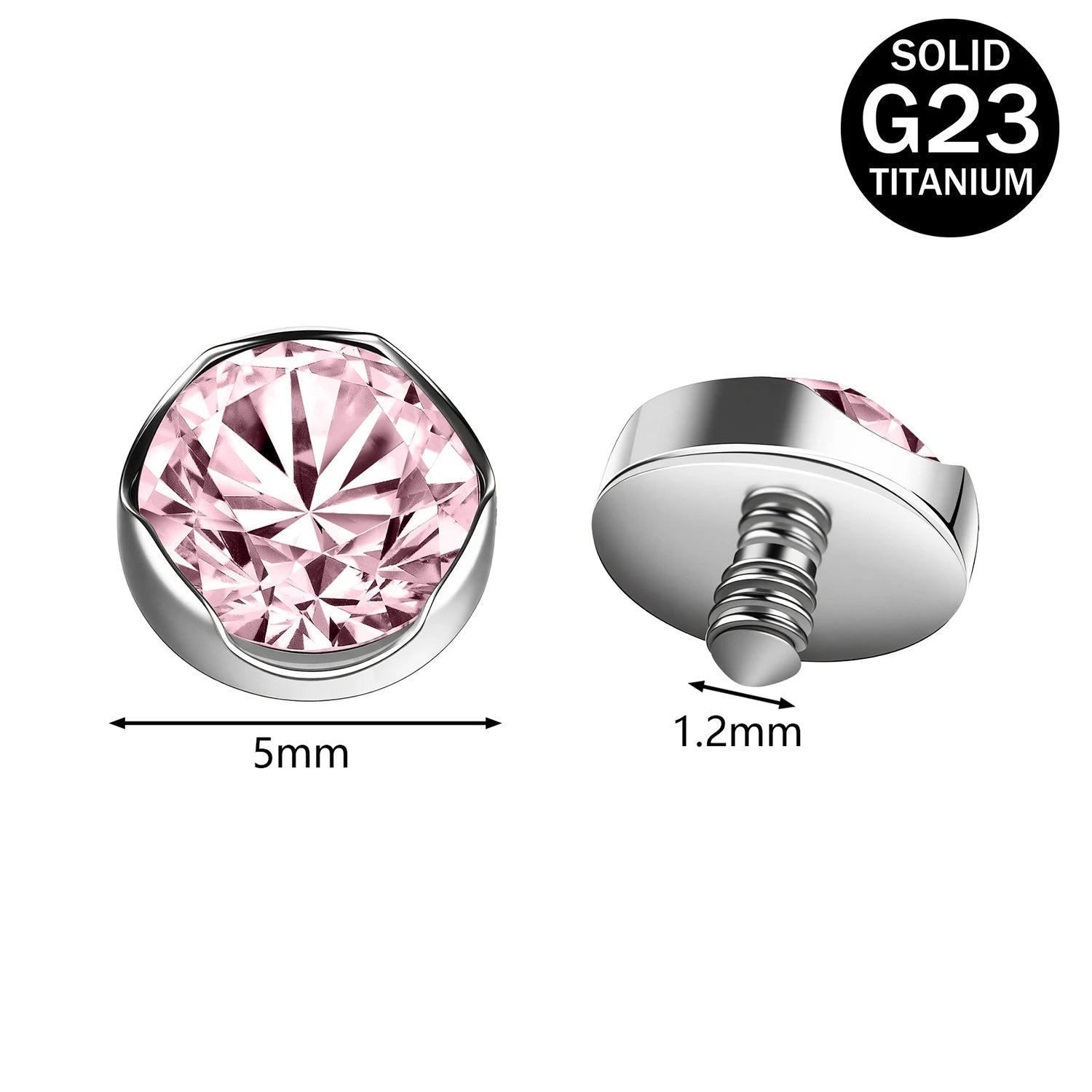 Titanium Micro Dermal Top 16g Multiple styles